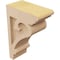 Ekena Millwork 3"W x 6"D x 9"H Classic Mayflower Rough Cedar Woodgrain TimberThane Corbel, Primed Tan CORUR03X06X09MAYRCPR - alternate 2